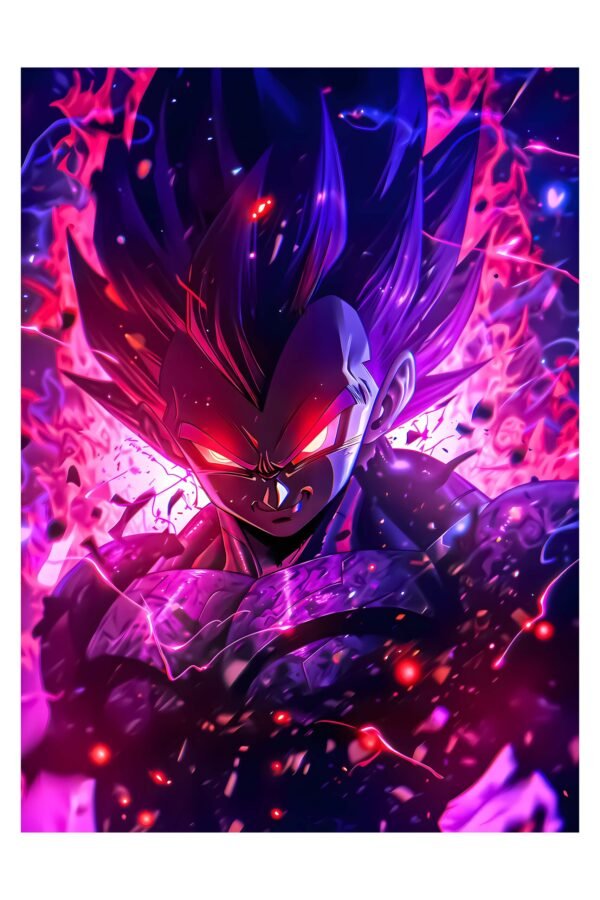 Almighty Prince Vegeta – foto uz alumīnija